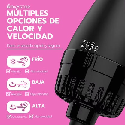 Cepillo Secador y Alisador de Pelo 3 en 1